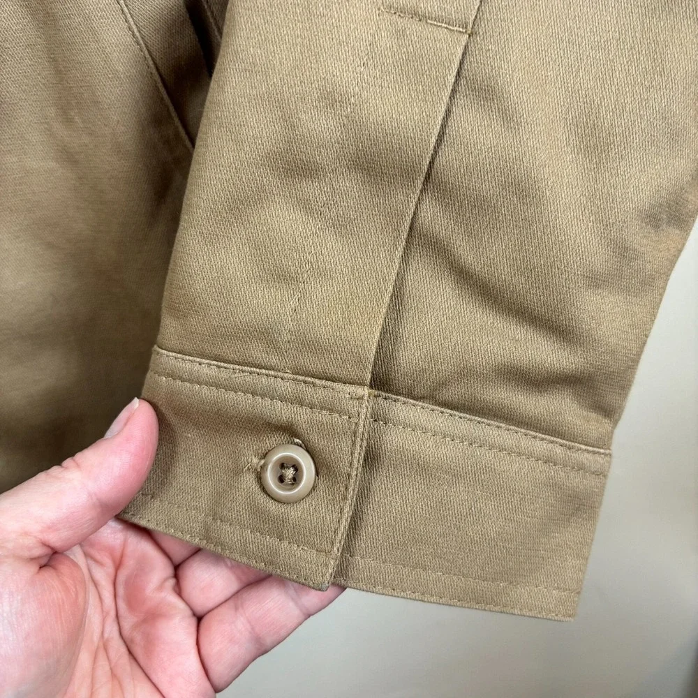 Hurley Military Sherpa Jacket Men's Large Beechtree Canvas Chore Barn Coat